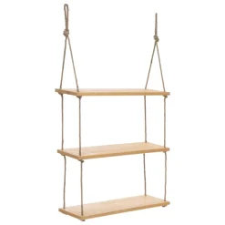maxibazar Etagere Bois Lour D.60X105Cm- Decoration Murale