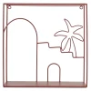 maxibazar Etagre Murale Medina Terracotta 30X30Cm- Decoration Murale