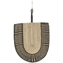 maxibazar Eventail Seagrass Oasis D.40X60Cm- Decoration Murale