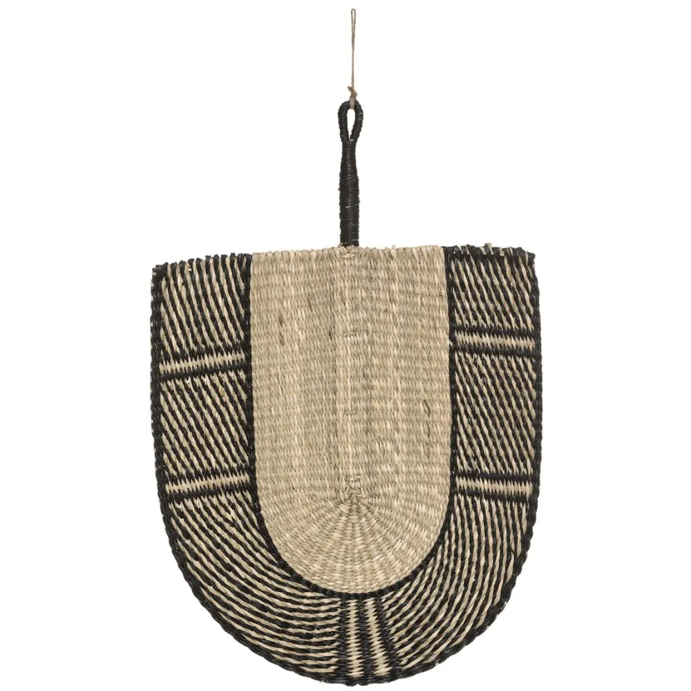 maxibazar Eventail Seagrass Oasis D.40X60Cm- Decoration Murale