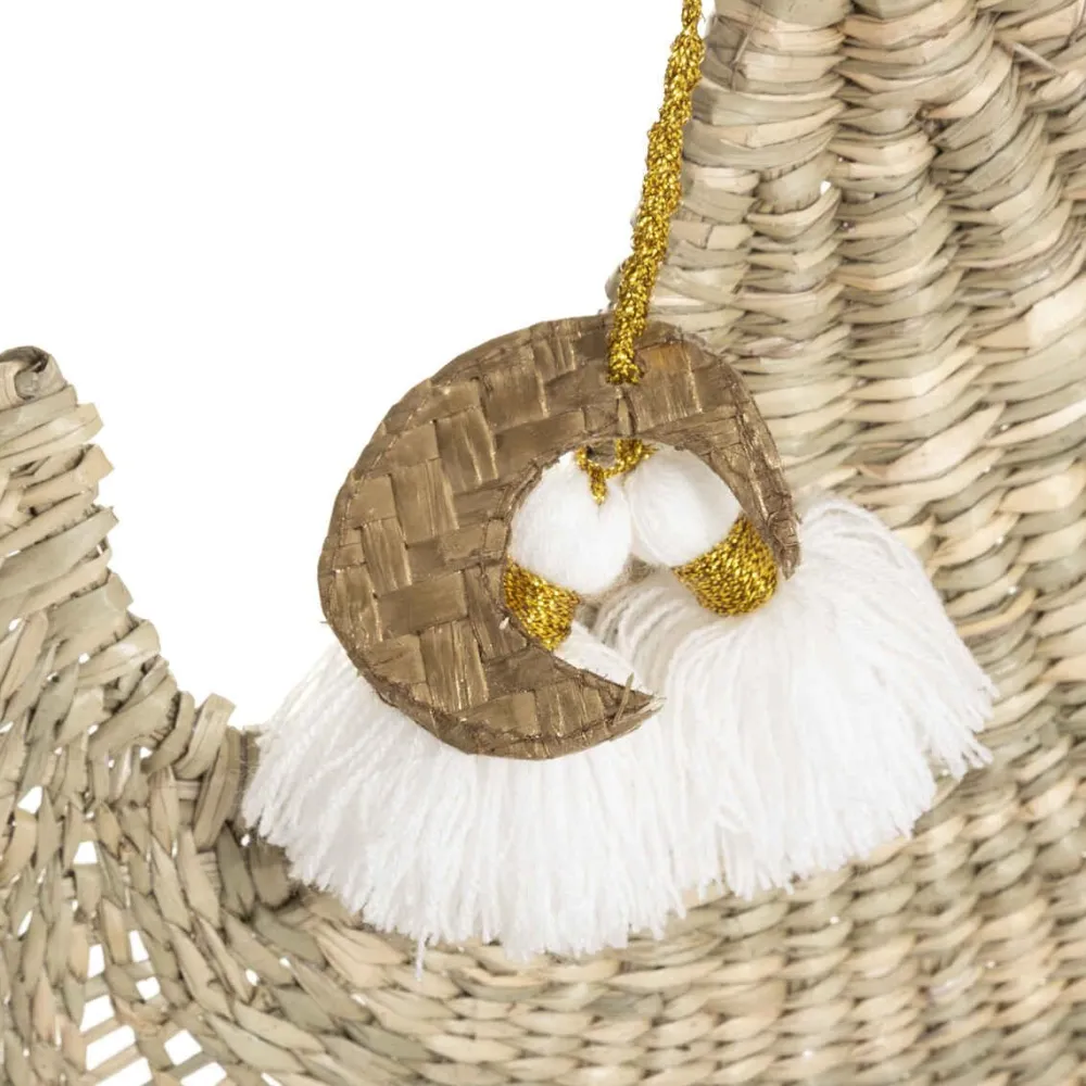 Atmosphera Eventail Seagrass Wonderly D.58X54Cm- Decoration Murale