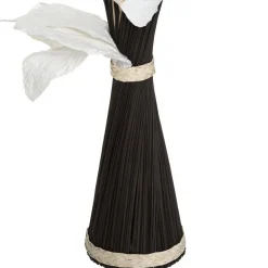 Atmosphera Fagot Orchidee Blanc Noir H.100Cm- Fagots