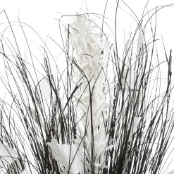 Atmosphera Fagot Orchidee Blanc Noir H.100Cm- Fagots