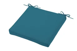 maxibazar Galette Chaise Deperlant 40X40X5Cm Uni Canard- Housse De Chaise Et Canape