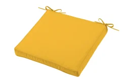 maxibazar Galette Chaise Exterieur Hawai 40X40X5Cm Curry- Housse De Chaise Et Canape