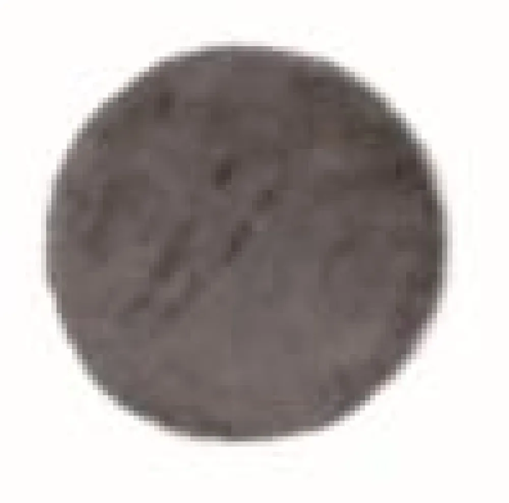 maxibazar Galette Chaise Imitation Peau Lapin Gris 40Cm- Galettes De Chaise