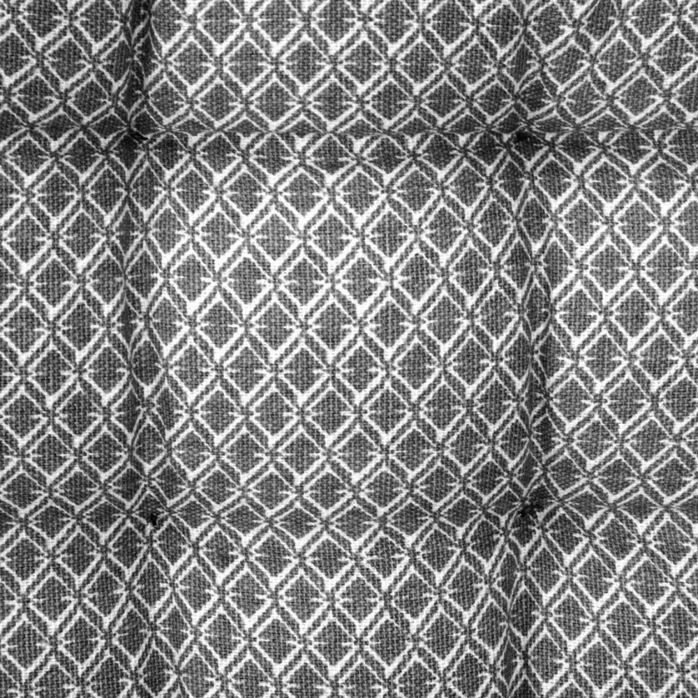 Atmosphera Galette Chaise Otto Gris 38X38Cm- Galettes De Chaise