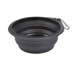 Repas Et Accessoires|* Gamelle Retractable Silicone Mousqueton 15Cm Anthracite