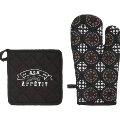 Atmosphera Gant Et Manique Imprime House- Gants De Cuisine Et Maniques