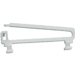 maxibazar Glisseur Pvc Special Rideaux Pattes X12 Blanc- Vitrages