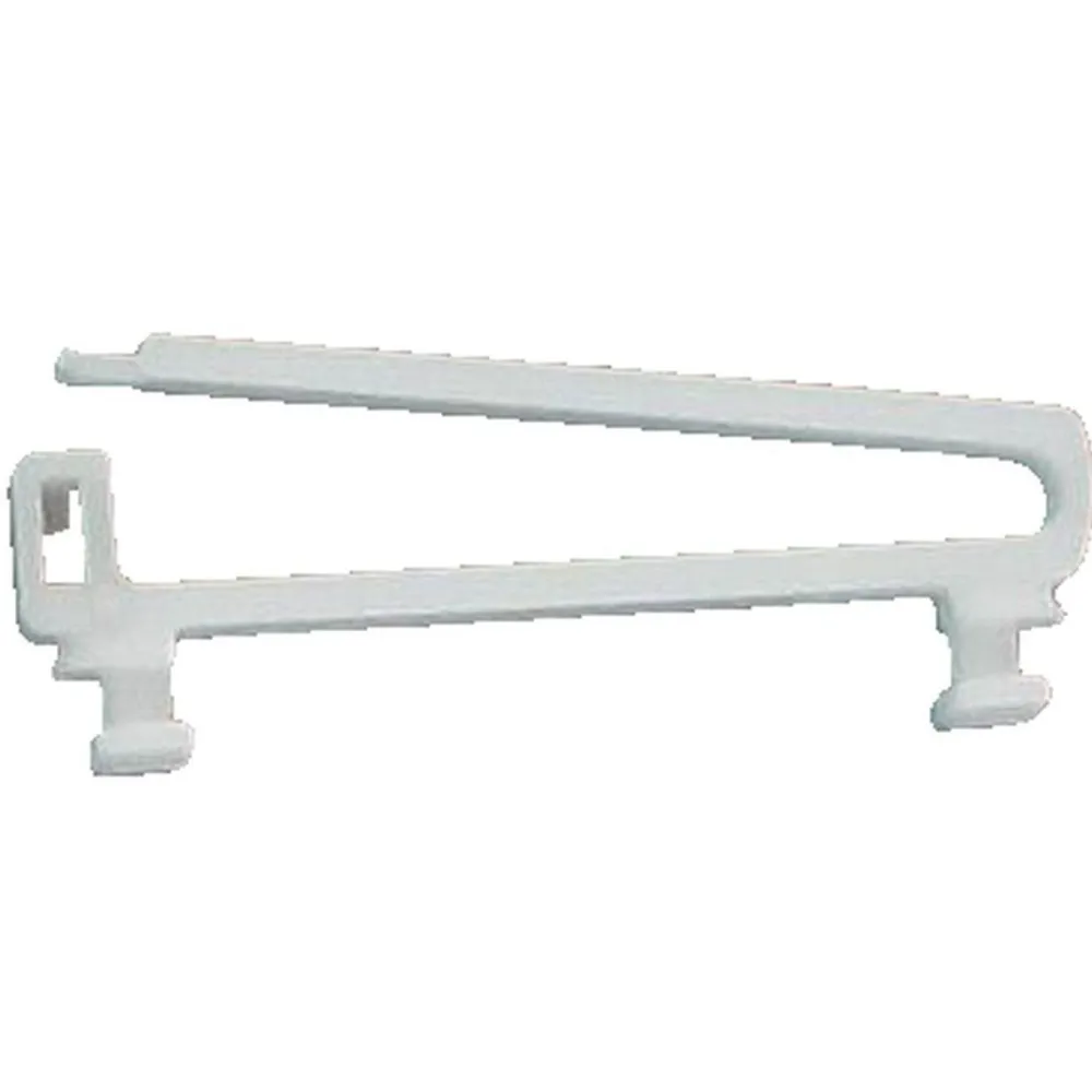 maxibazar Glisseur Pvc Special Rideaux Pattes X12 Blanc- Vitrages