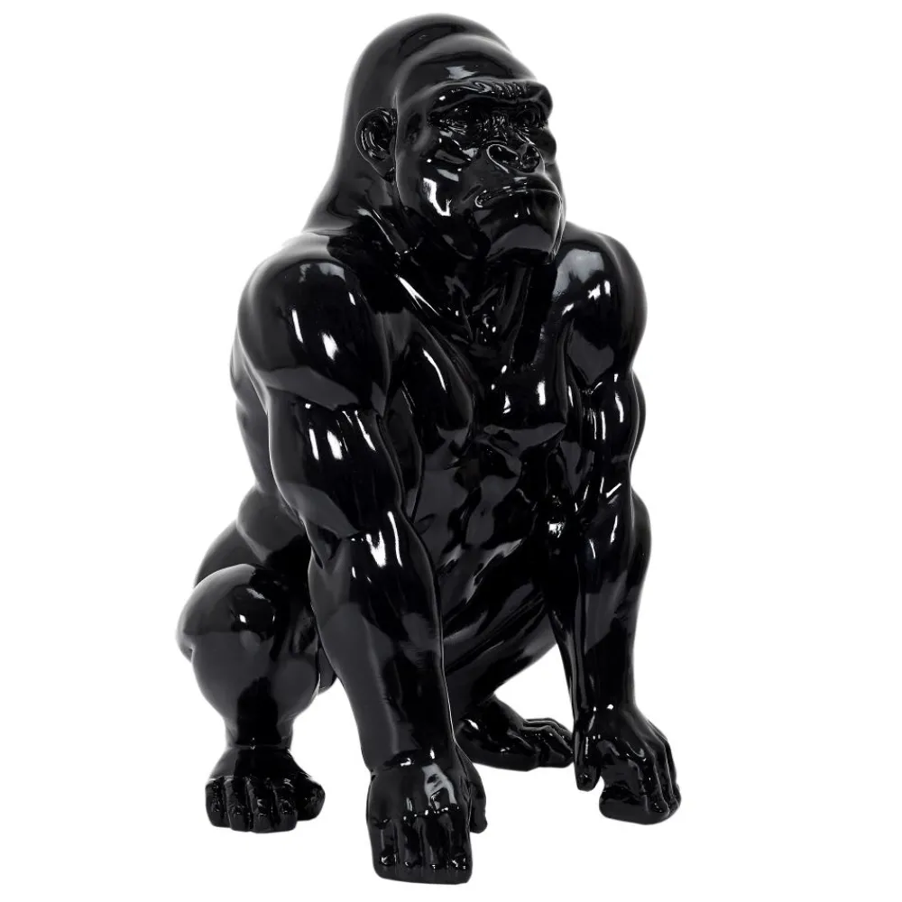 maxibazar Gorille Noir Deco 46Cm- Objets De Decoration