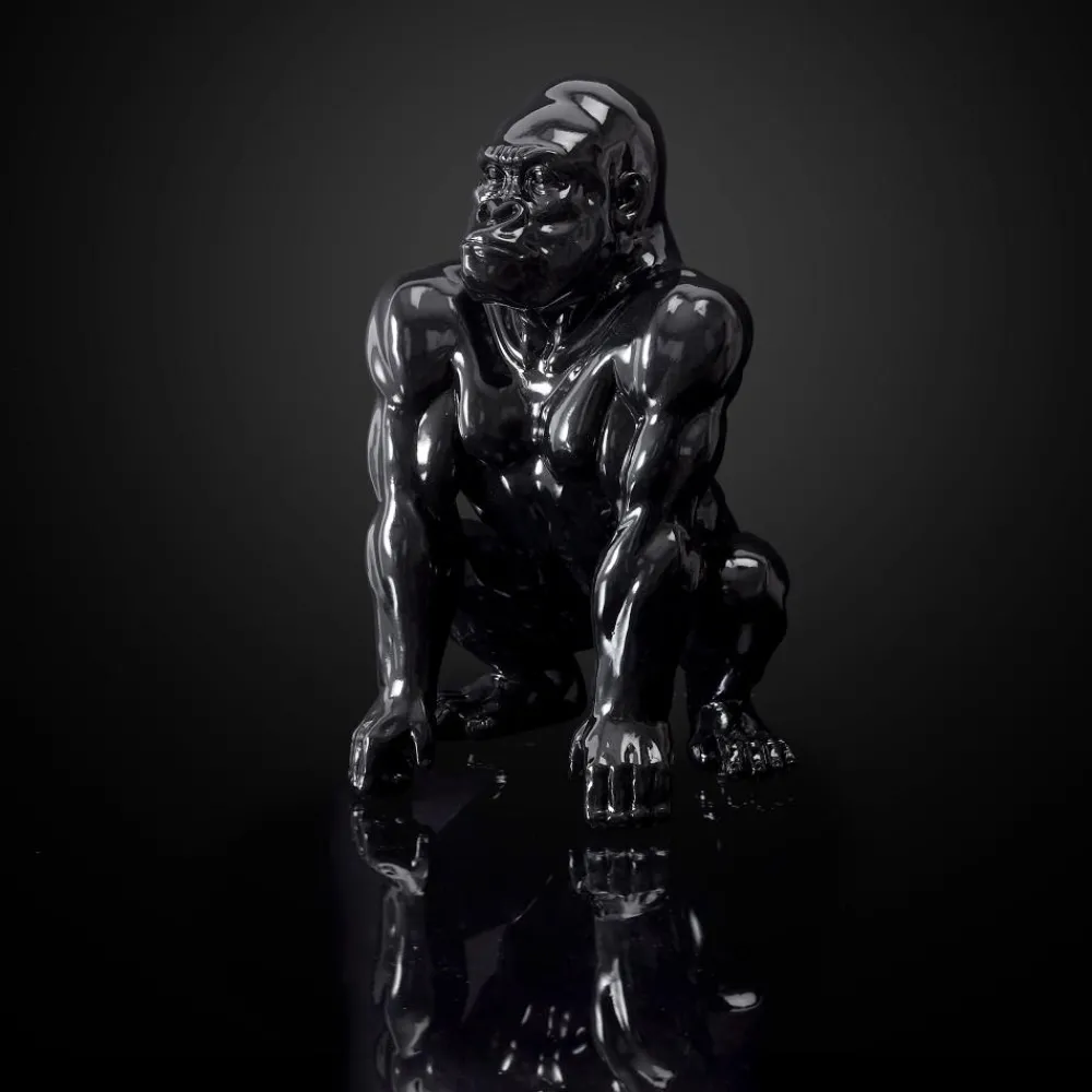 maxibazar Gorille Noir Deco 46Cm- Objets De Decoration