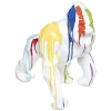 Atmosphera Gorille Resine Trash H.40Cm Blanc- Statues