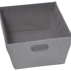 Organisation Du Dressing|* Grande Paniere Dressing Evasee En Polyester Avec Une Poignee