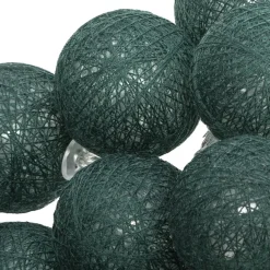 Atmosphera Guirlande Led Secteur 20 Boules Vert D.6Cm- Guirlandes Lumineuses