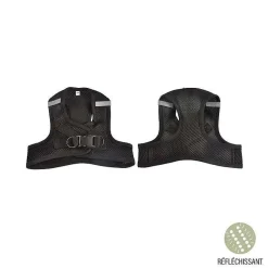 Couchage Et Transport|* Harnais Mesh Reglable Bandes Reflechissantes 26 A 38Cm Noir