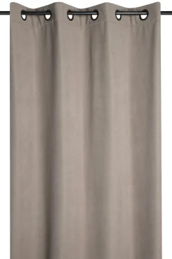 maxibazar Harvard Rideau Polaire 140X260Cm Lin- Rideaux Occultants Et Coussins
