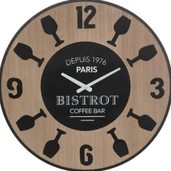 maxibazar Horloge Bistrot Lais D.57Cm- Horloges