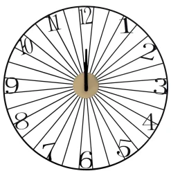 maxibazar Horloge Filaire 50Cm- Horloges