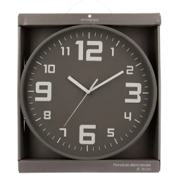 maxibazar Horloge Grise D.30- Horloges