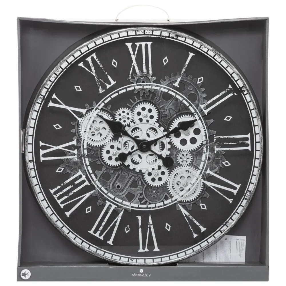 maxibazar Horloge Mecanique Izia D.51Cm- Horloges