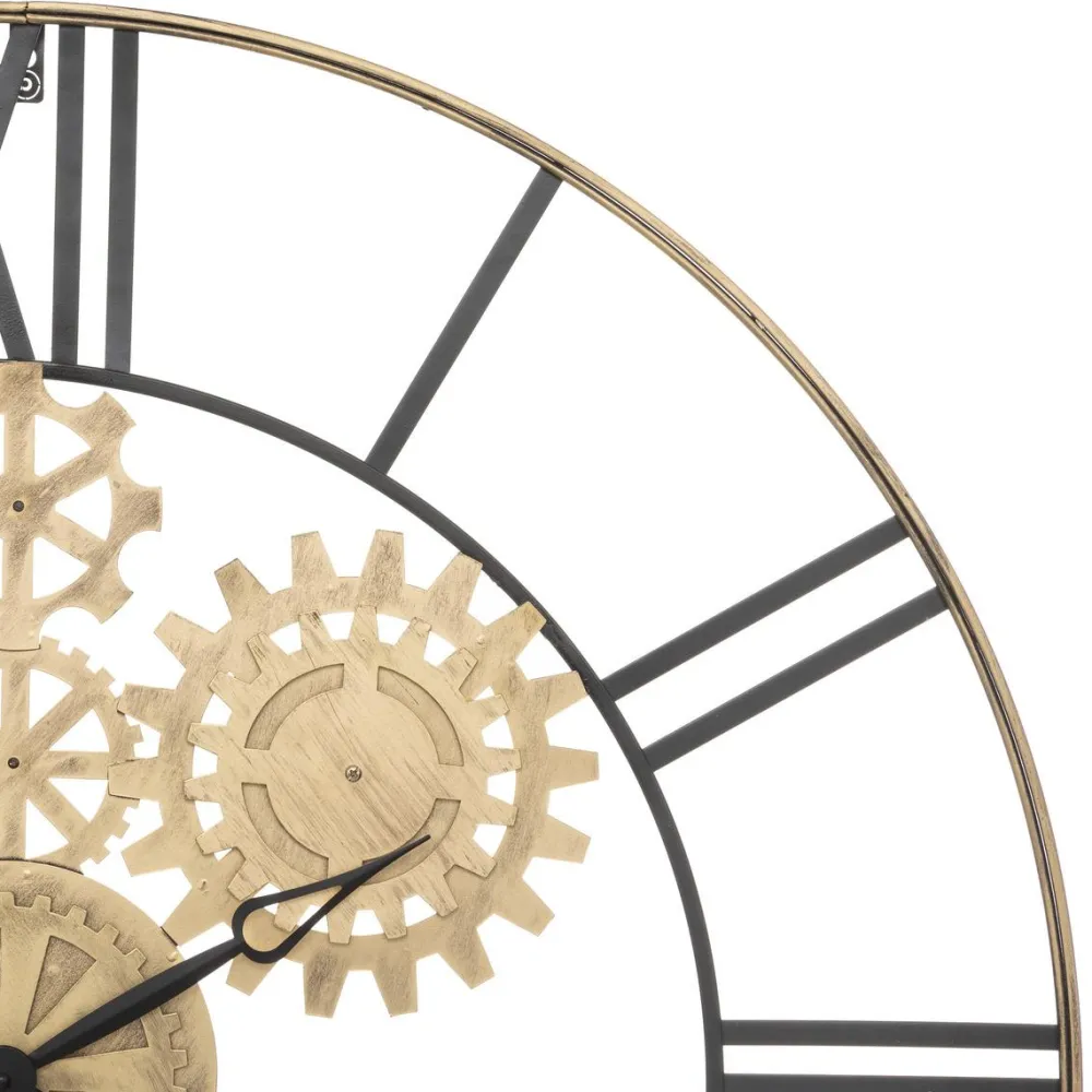 maxibazar Horloge Mecanique Metal Isae D.90Cm- Horloges