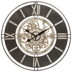 maxibazar Horloge Mecanique Metal Soul D.70Cm- Horloges