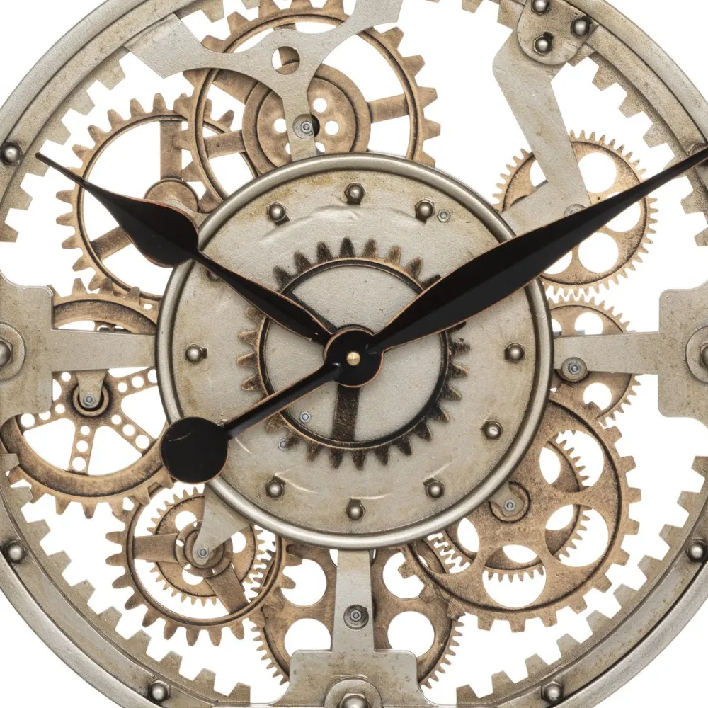 maxibazar Horloge Mecanique Metal Soul D.70Cm- Horloges