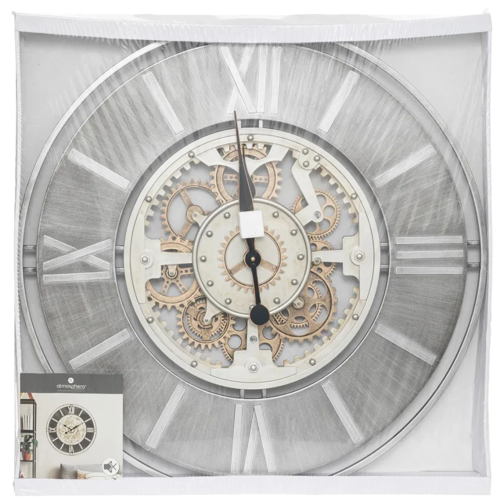 maxibazar Horloge Mecanique Metal Soul D.70Cm- Horloges