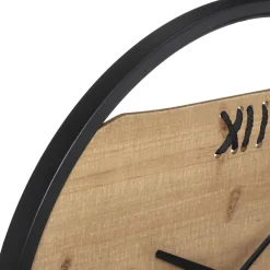 Atmosphera Horloge Metal Bois Wild D.58Cm- Horloges