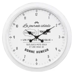 maxibazar Horloge Plastique Citation Liv D.60Cm- Horloges