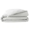maxibazar Housse Couette 260X240Cm Percale Uni 78 Fils Blanc- Housses De Couette