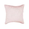 maxibazar Housse De Coussin 40 X 40 Cm Florette Rose- Couvre-Lits, Boutis Et Edredons