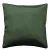 maxibazar Housse De Coussin Encart 40X40Cm Shantung Uni Shana Kaki- Rideaux Basiques Et Coussins