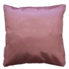 maxibazar Housse De Coussin Encart 40X40Cm Shana Rose- Rideaux Basiques Et Coussins