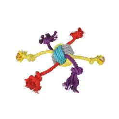 Jouets|* Jouet Corde 6 Noeuds D.30X6.5Cm Les Costauds Multicolore