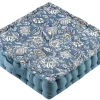 maxibazar Julianne Coussin Sol 45X45X10Cm Bleu- Matelas Et Coussins De Sol