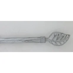 maxibazar Kit Ext 120 210 Cm D19 Embout Fontainebleau Gris Noir- Kits De Tringle