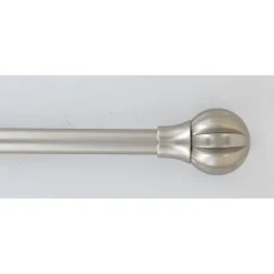 maxibazar Kit Ext 120 210 Cm D19 Embout Touch Of Zen Argent- Kits De Tringle