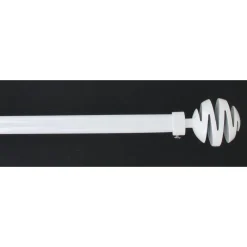 maxibazar Kit Ext 120 210 Cm D19 Embout Villalouise Blanc Laque- Kits De Tringle