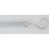 maxibazar Kit Ext 100 190Cm D.19Cm Embout Crosse Gris Laque- Kits De Tringle