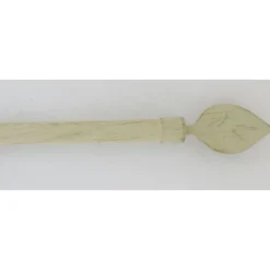 maxibazar Kit Ext 100 190Cm D.19Cm Embout Feuille Ivoire Or- Kits De Tringle