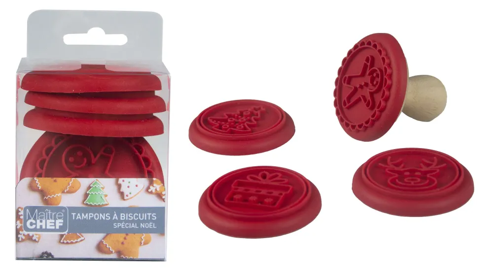 Pâtisserie|* Kit Tampon A Biscuits Noel
