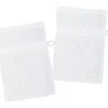 maxibazar Lagune Lot 2 Gants 15X21 Blanc- Eponge Bio 500G