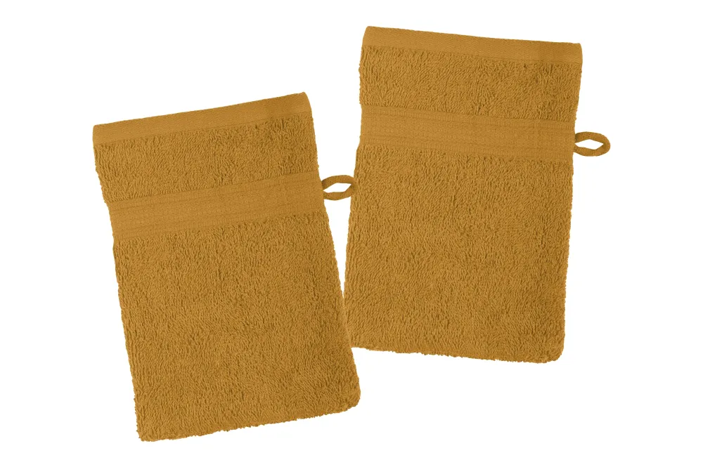 maxibazar Lagune Lot 2 Gants 15X21 Curry- Eponge Bio 500G