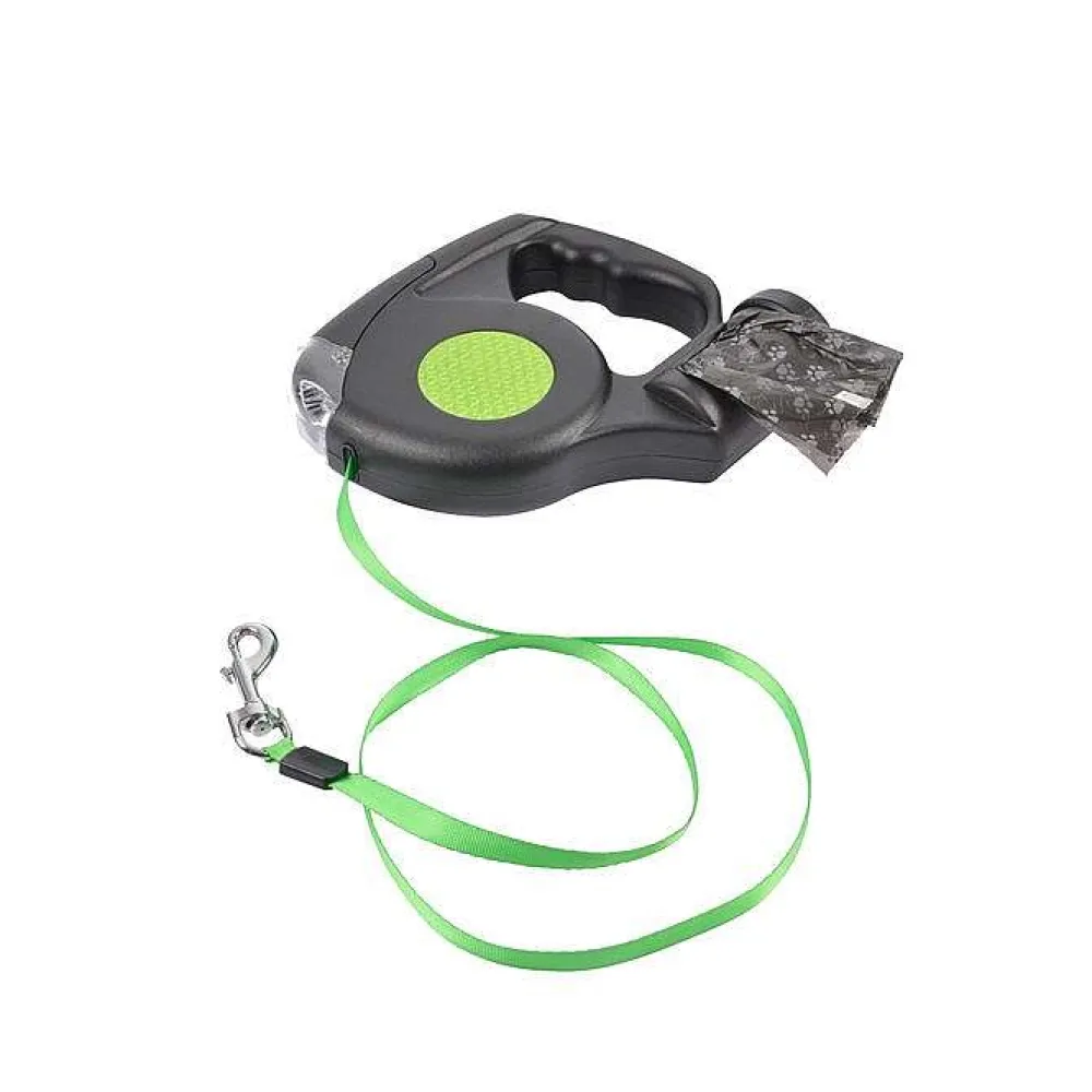 Couchage Et Transport|* Laisse Automatique 5M 3 En 1