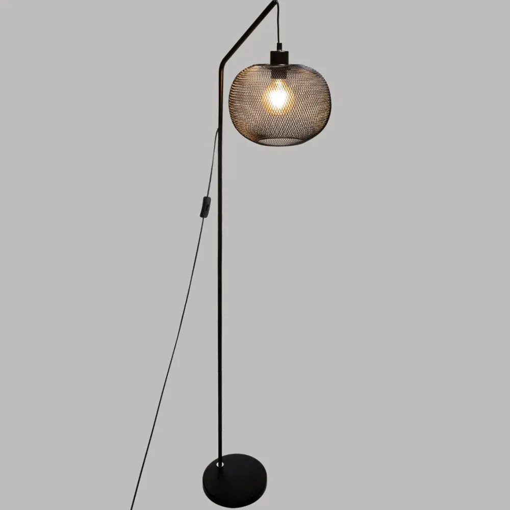 Atmosphera Lampadaire Arc Emie Noir H.157.5Cm- Lampadaires