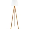 Atmosphera Lampadaire Bahi Blanc H.160Cm- Lampadaires