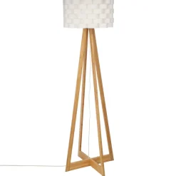 Atmosphera Lampadaire Bambou Papier Moki H.150Cm- Lampadaires